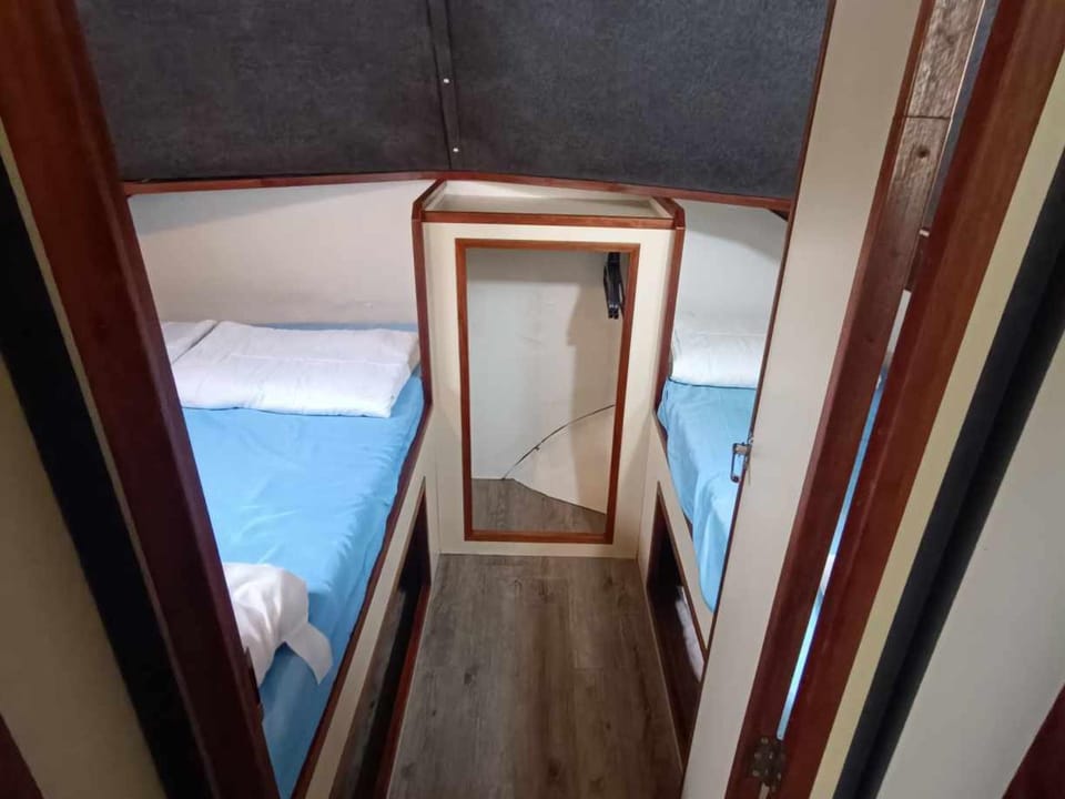 Séjour insolite sur bateau confortable à Pontailler-sur-Saône, idéal pour 8 pers, draps inclus - API-1-46-21 Docked boat in Jura
