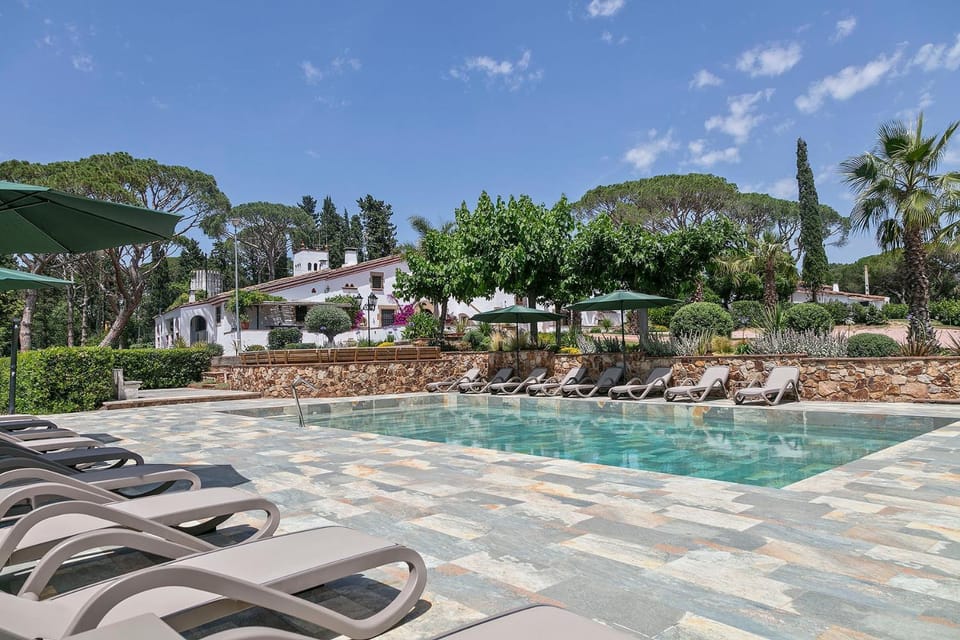 Property building, Living room, Swimming pool