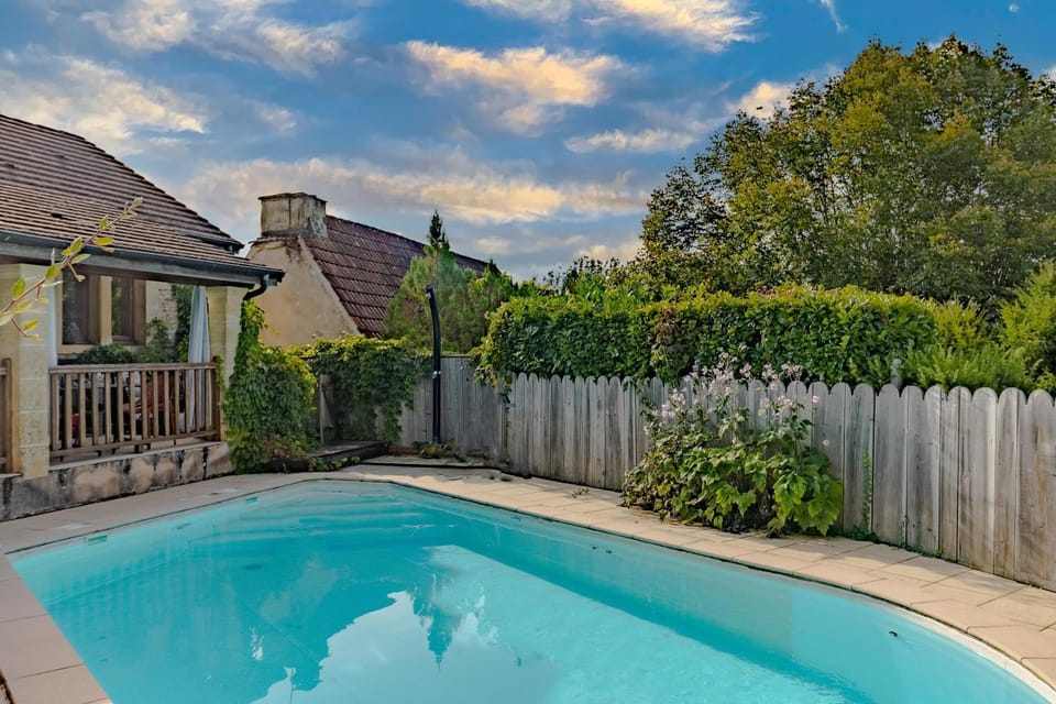 Property building, Living room, Swimming pool
