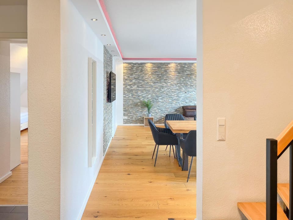 Living room, Seating area, Dining area
