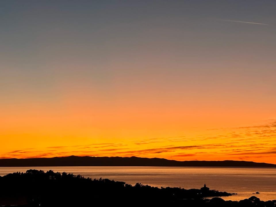 Winter, Balcony/Terrace, City view, Sea view, Sea view, Sunset