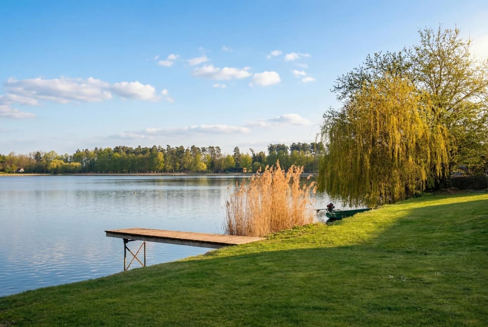 Natural landscape, Lake view
