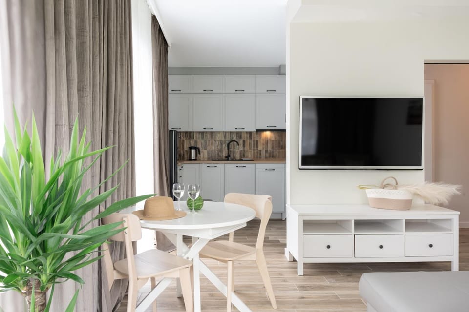 TV and multimedia, Kitchen or kitchenette, Living room, Seating area, Dining area, Evening entertainment