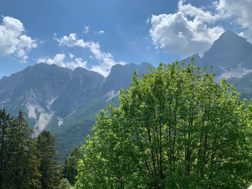 Spring, Natural landscape, Mountain view