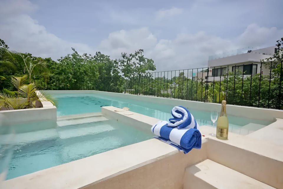 Departamento amplio con balcon y mini alberca privada Apartment in Tulum
