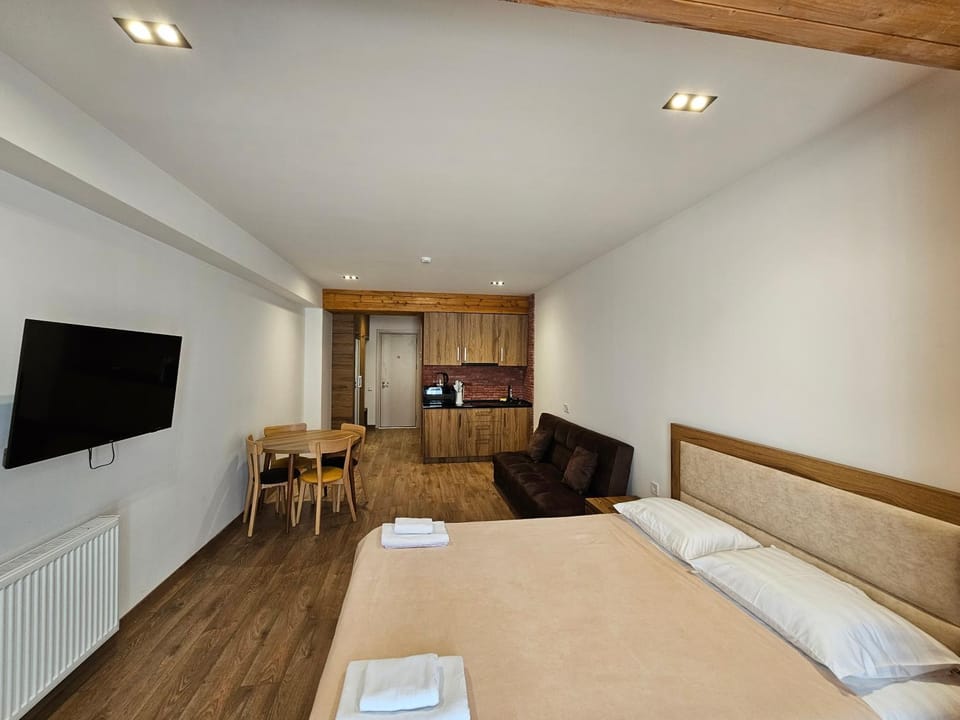 Evdo Apartments F4 wooden cozy studio Apartment in Georgia