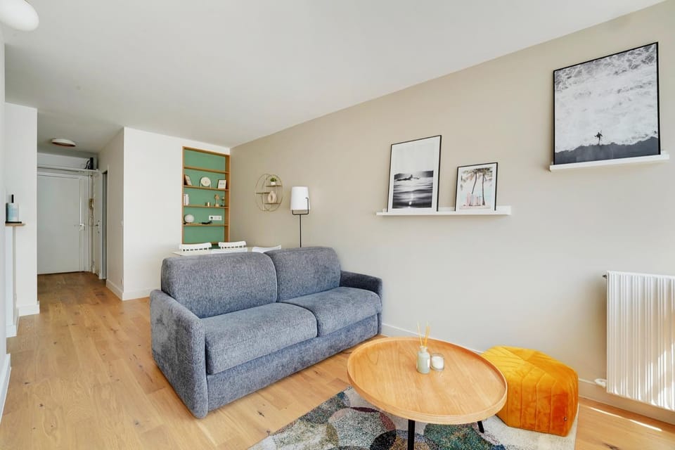 Bel appartement design proche Gare de Lyon, balcon Apartment in Paris