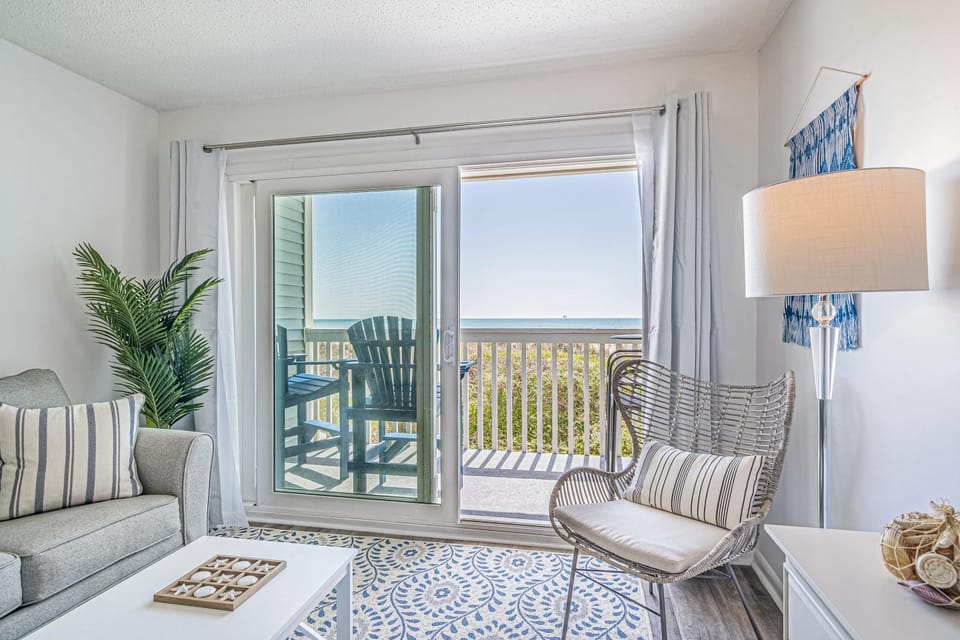 Ocean Garden Villas Oceanfront Unit B1 House in North Myrtle Beach