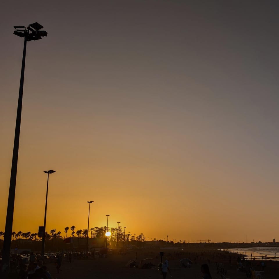 Natural landscape, Beach, Sea view, Sunset
