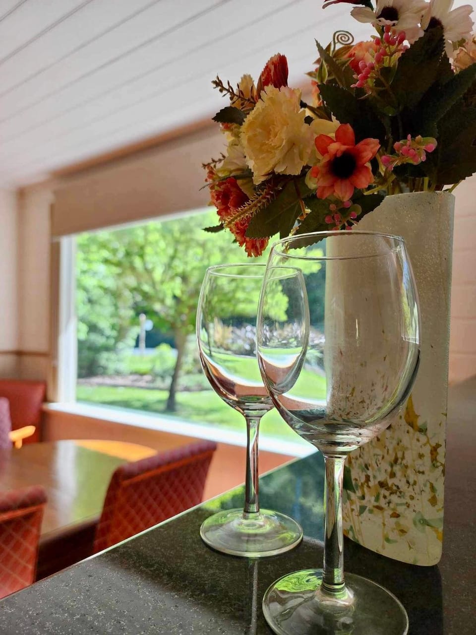 Dining area, Garden view
