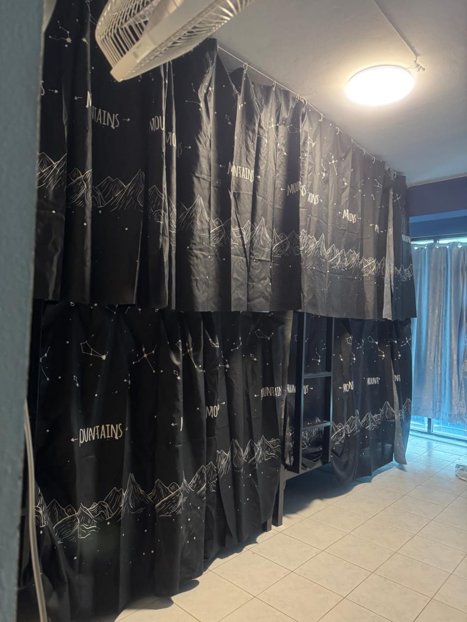 Property building, bunk bed