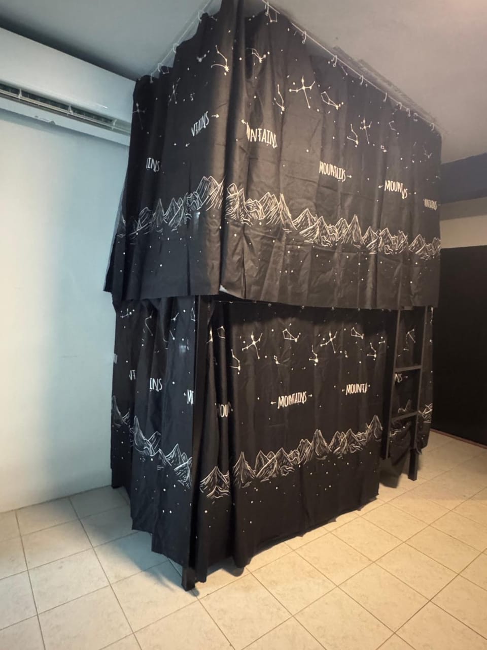 Property building, bunk bed, hair dryier, air conditioner, air conditioner