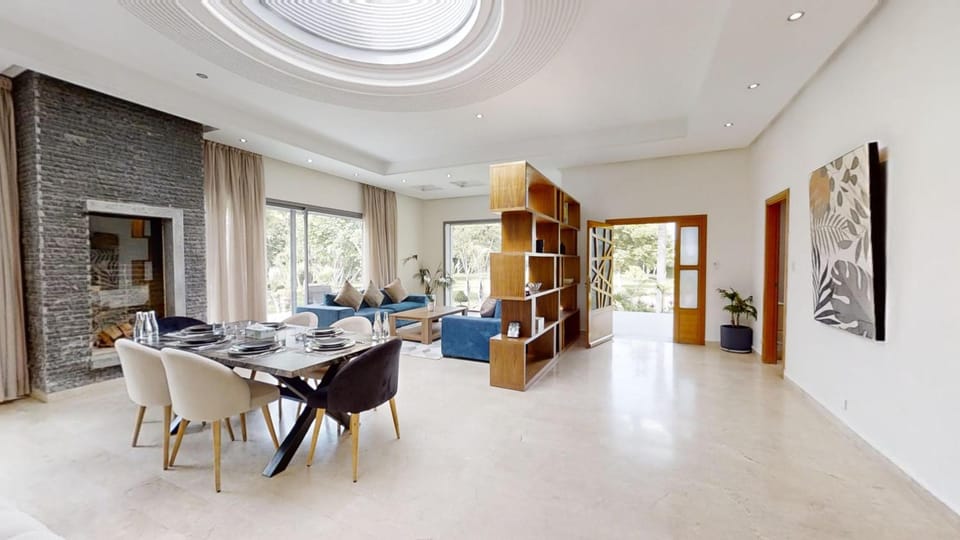 Villa F- Luxury 4 suites on a 5000sqm in the heart of Ambassadeurs Villa in Rabat