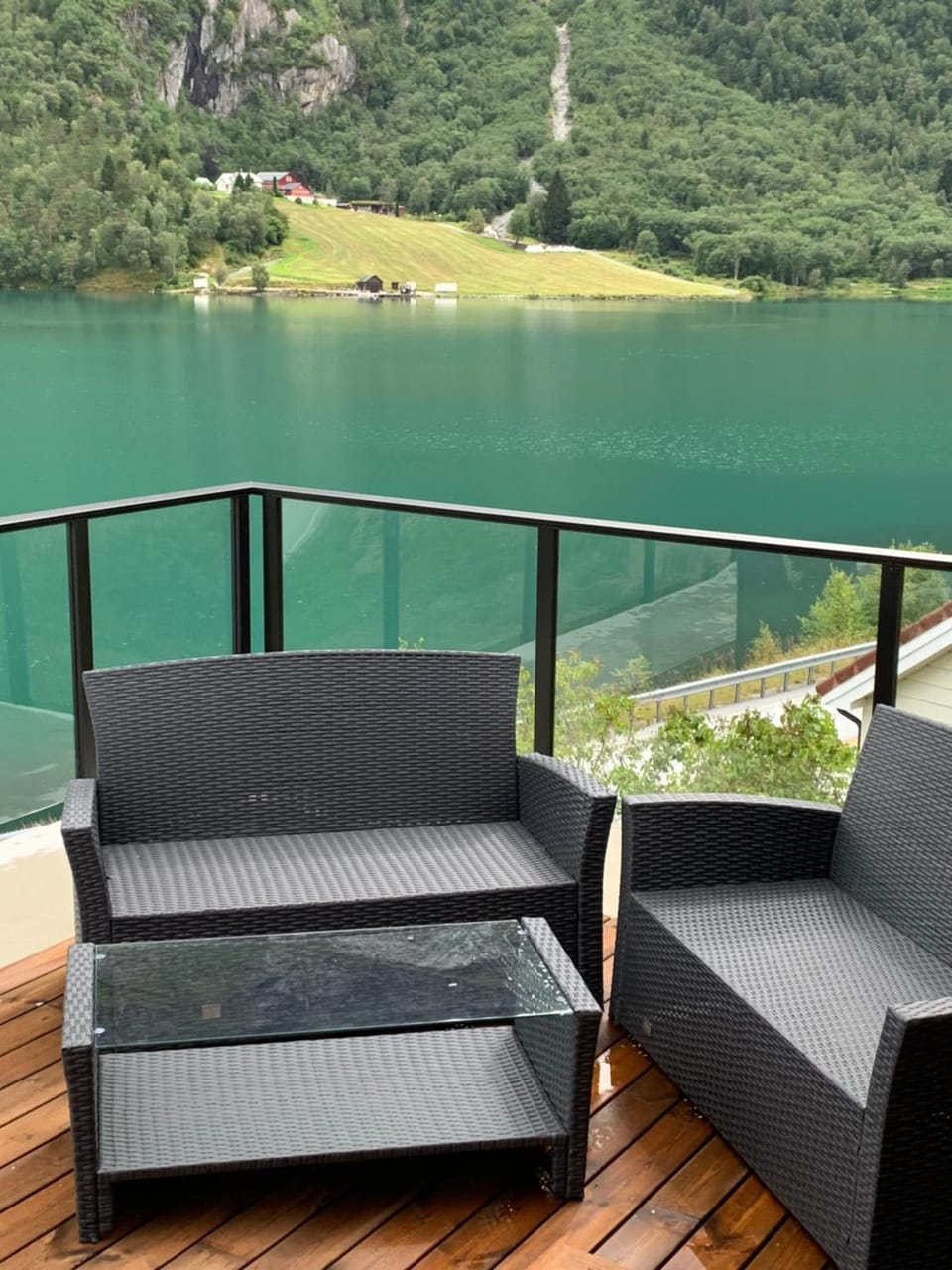 Natural landscape, View (from property/room), Balcony/Terrace, Seating area, Lake view