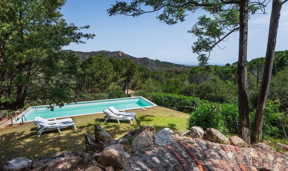 Pool view, Swimming pool, sunbed