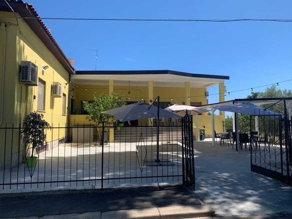 Property building, Patio