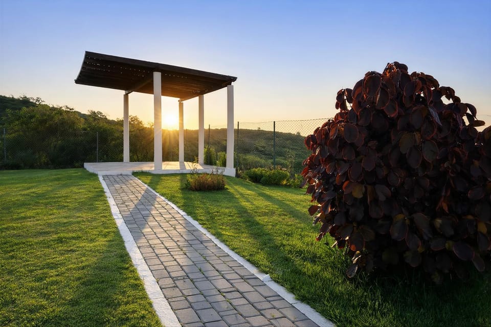 Spring, Day, Natural landscape, Garden, Sunrise, Sunset