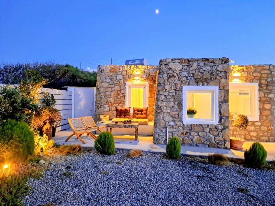 Property building, Patio, Night, Garden, Seating area, Garden view