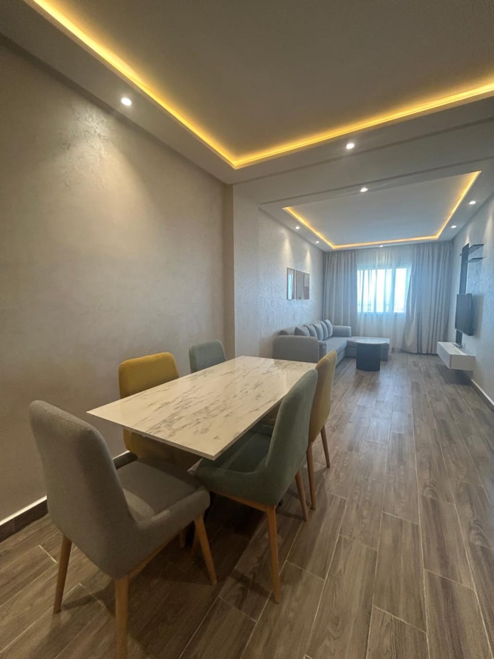 Appartement Haut Standing au 3ème Etage, vue sur la splendide Marina et à 200m du port de Tanger- Appt 14 Apartment in Tangier