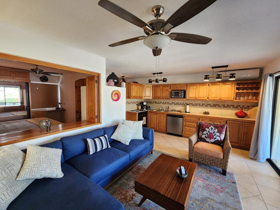 Kitchen or kitchenette, Living room