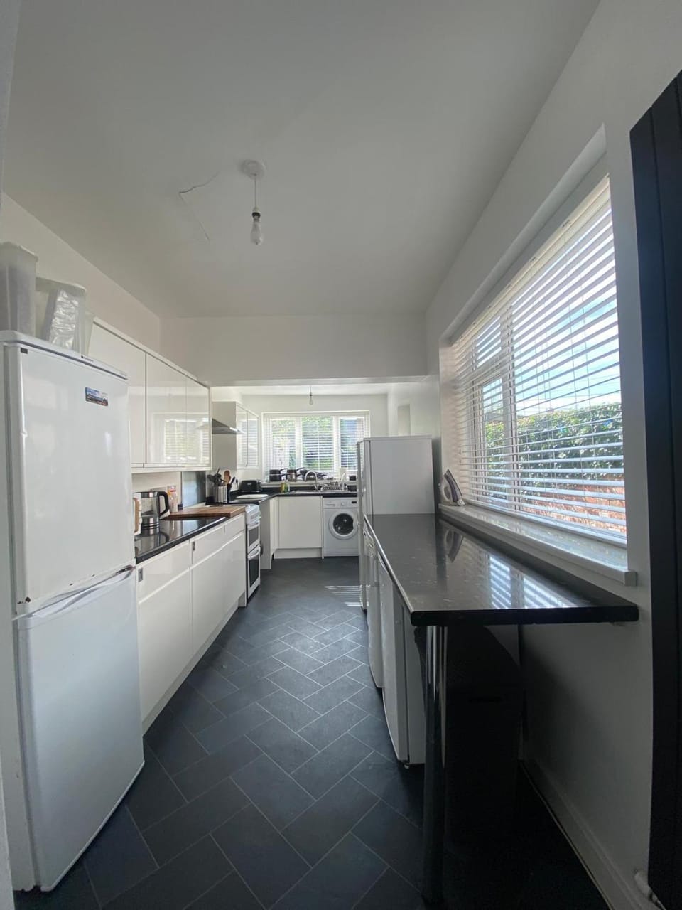 Kitchen or kitchenette, oven, stove
