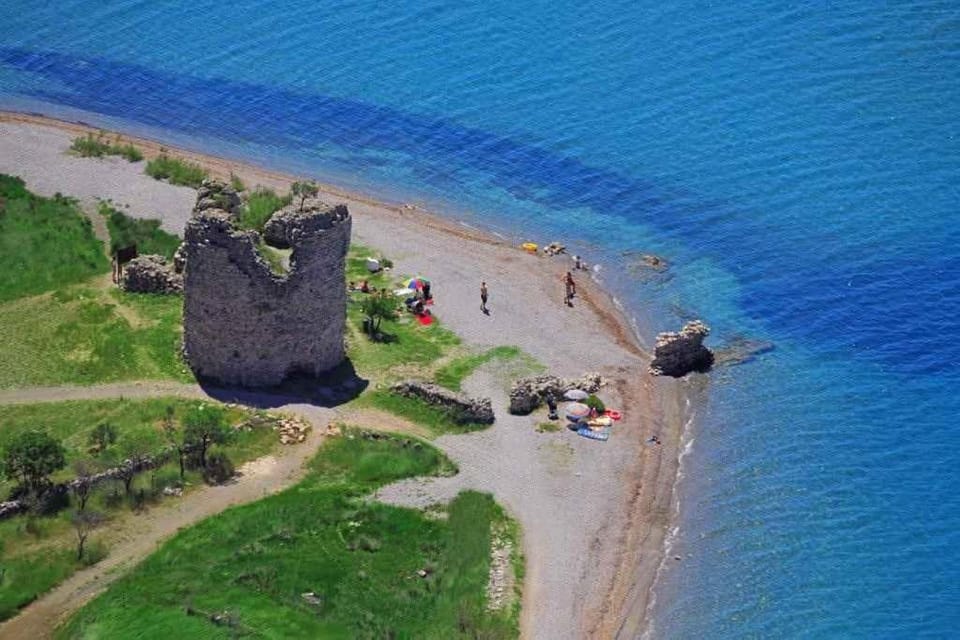 Nearby landmark, Bird's eye view, Summer