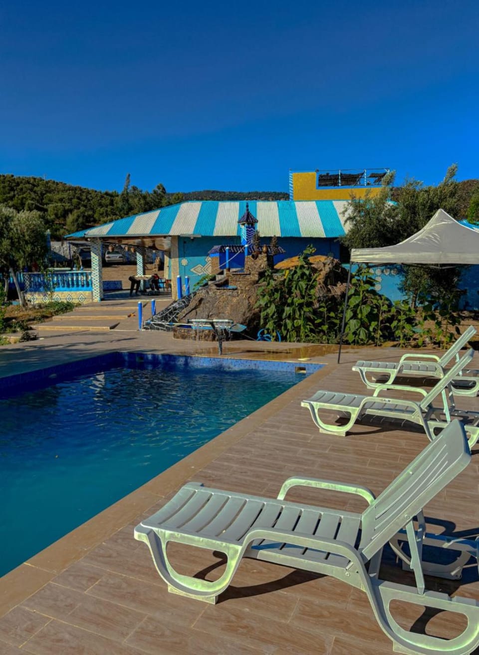 Day, Natural landscape, Pool view, Swimming pool, sunbed