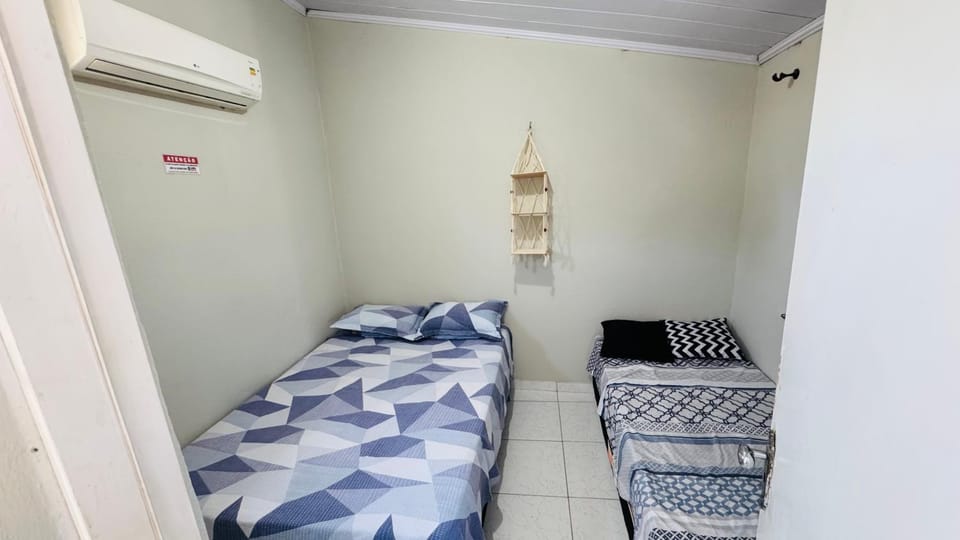 Photo of the whole room, air conditioner