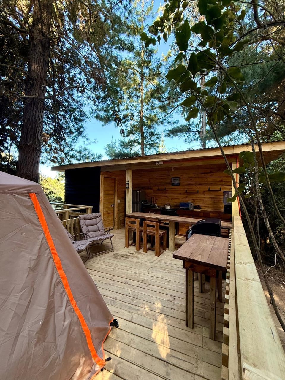 Glamping Puertecillo Surf & Camp Luxury tent in O'Higgins, Chile