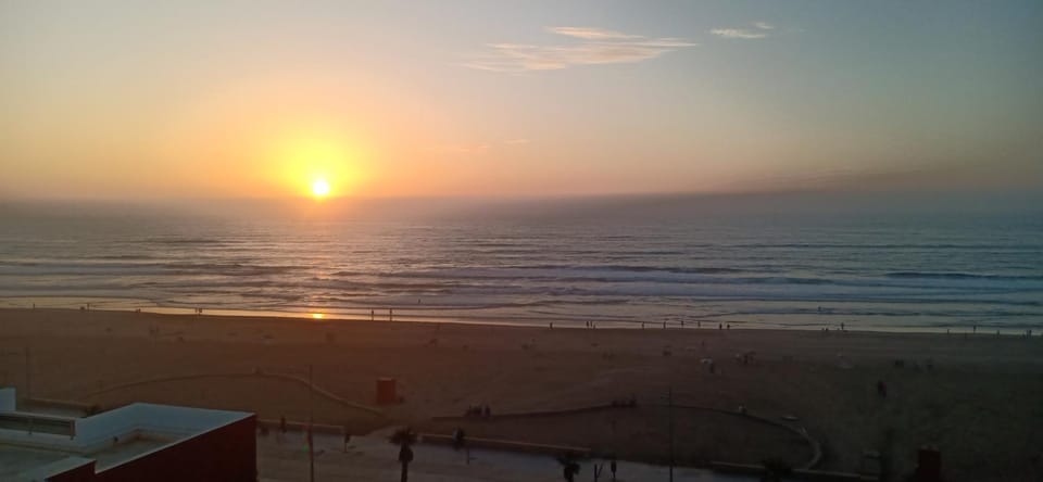 Natural landscape, Beach, Sunset