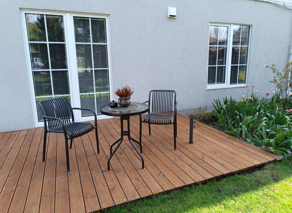 Patio, Spring, Garden, Garden view