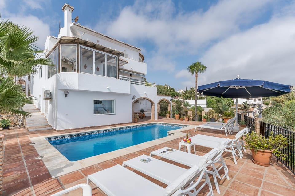 Property building, Living room, Swimming pool