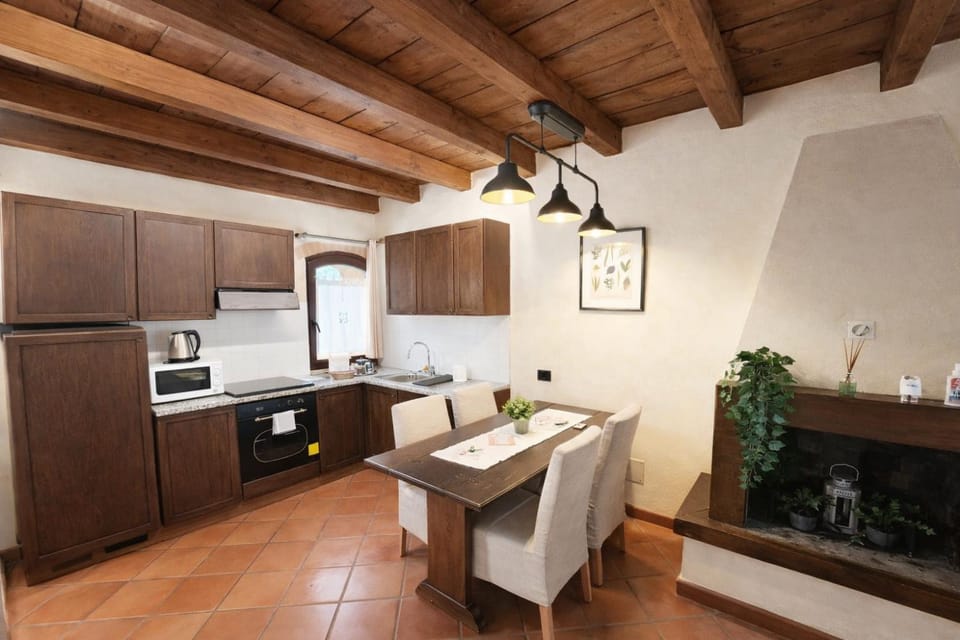 Kitchen or kitchenette, Dining area, oven, stove