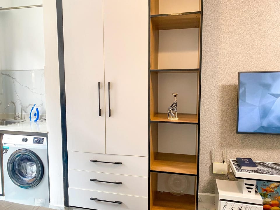 wardrobe, washing machine