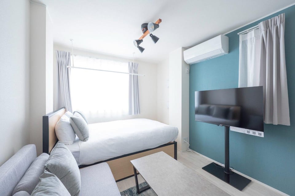 Bed, TV and multimedia, air conditioner