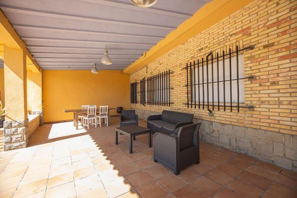 Patio, Seating area, Dining area
