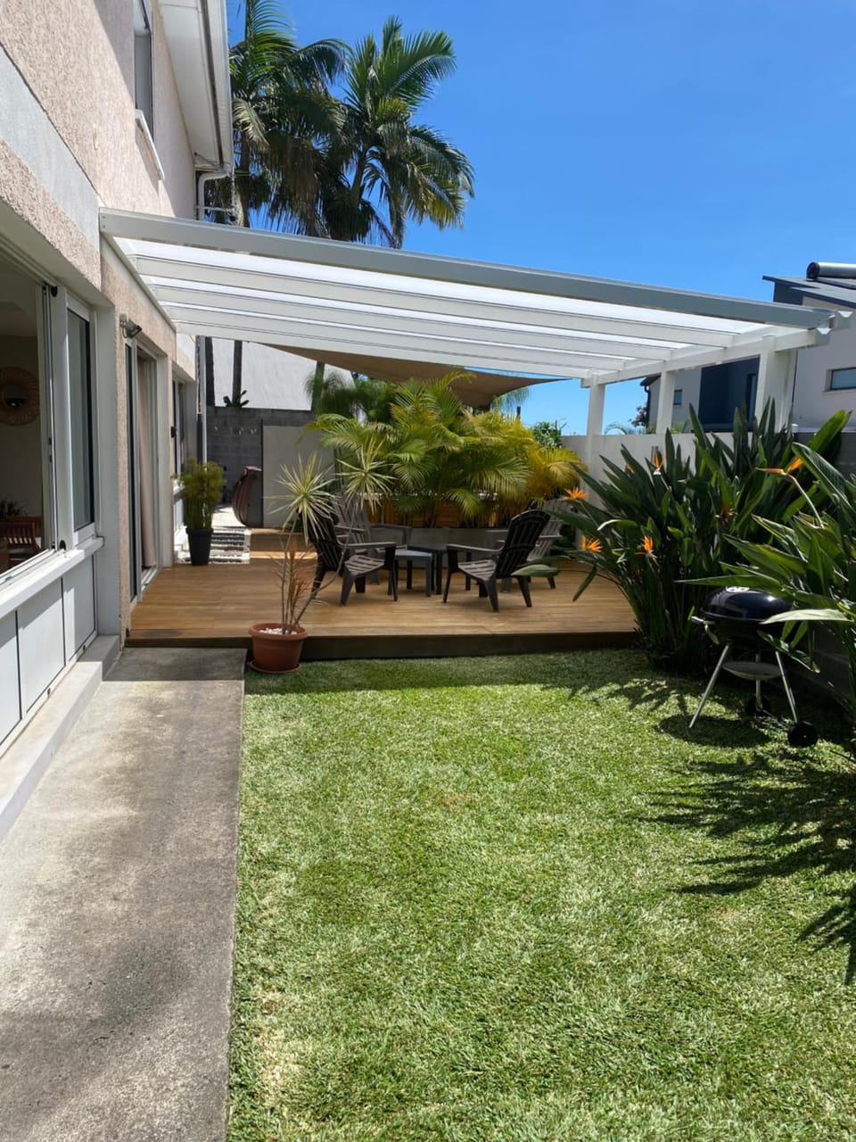 Patio, Garden, Garden view
