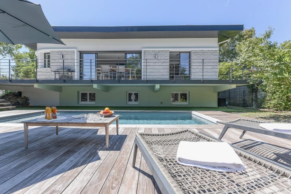 Patio, Pool view