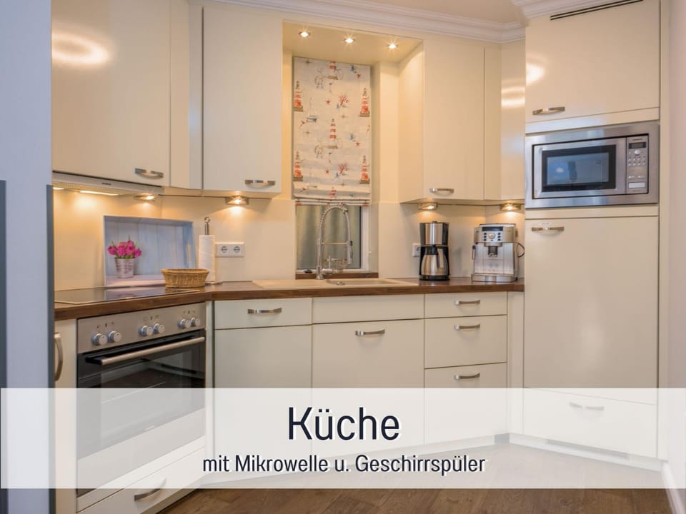 Kitchen or kitchenette, stove, toaster