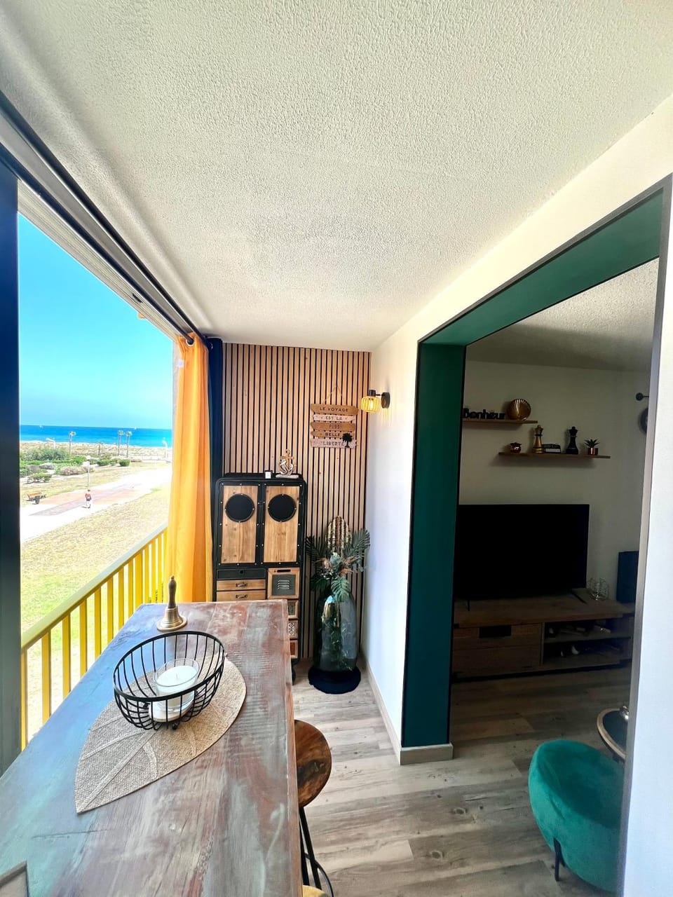 Vue mer wifi parking gratuit plage Apartment in Le Barcarès