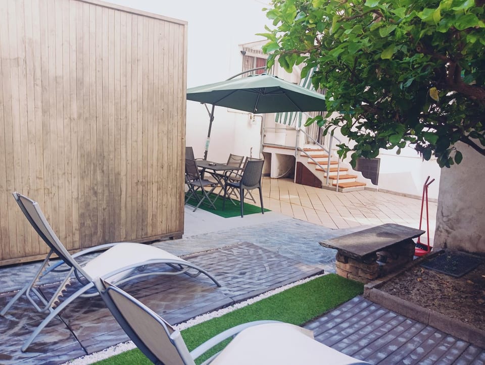 Garden, Garden view, sunbed