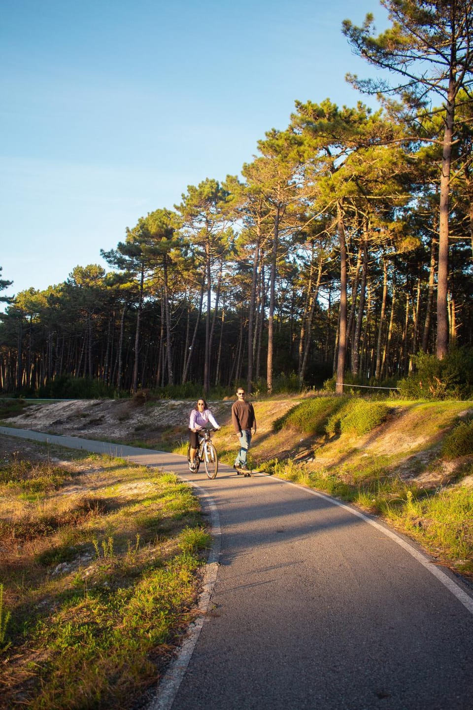 People, Natural landscape, Cycling