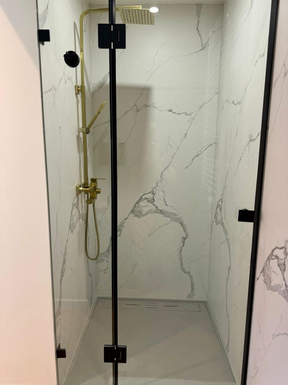 Shower, Bathroom, Dining area