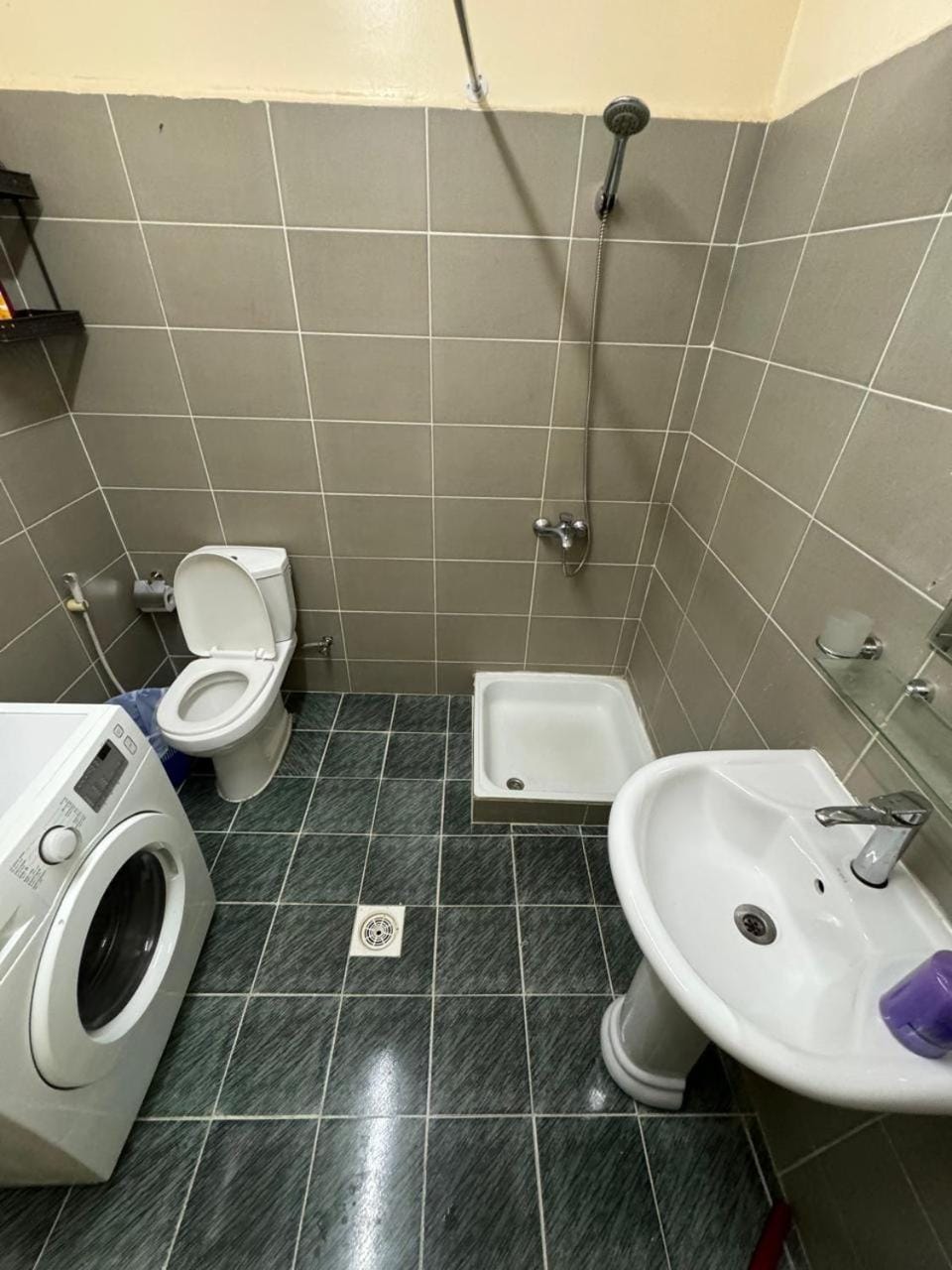 Shower, Toilet, Bathroom, bidet, towels