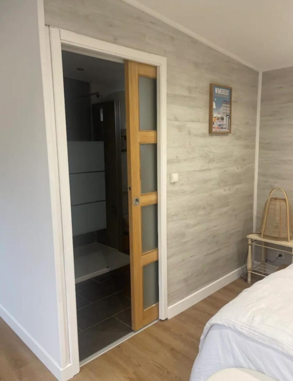 Bed, Bathroom, Bedroom
