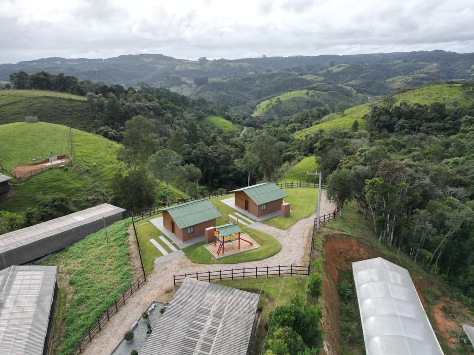Property building, Natural landscape, Bird's eye view, Mountain view