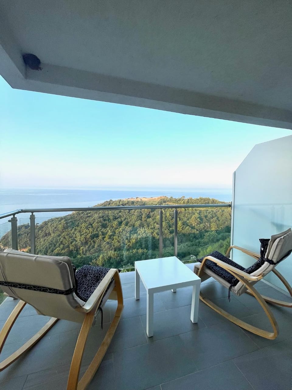 Day, Natural landscape, View (from property/room), Balcony/Terrace, Seating area, Sea view