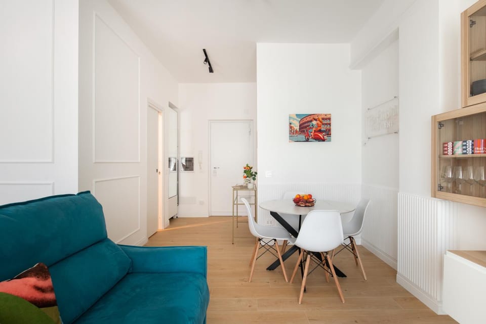 Property building, Living room, Seating area, Dining area