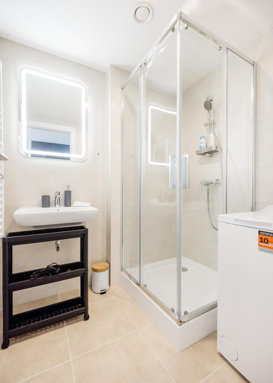 Shower, Bathroom, washing machine