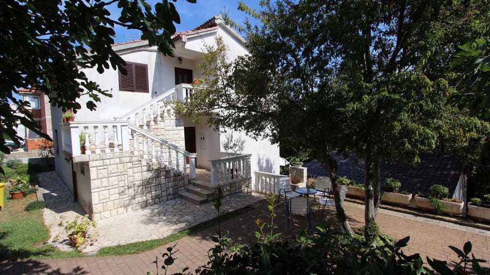Property building, Summer, Garden